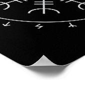 Aegishjalmr Runes Posters Poster (Ecke)