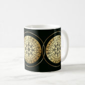 Aegishjalmur: Der Helm der Ehrfurcht - Schild der Kaffeetasse (VorderseiteRechts)