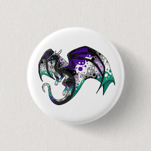 Aegosexueller Drache Button