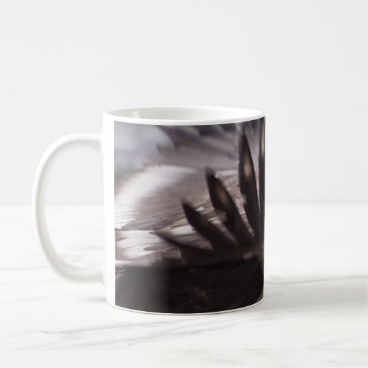 Aegypius monachus kaffeetasse (Links)