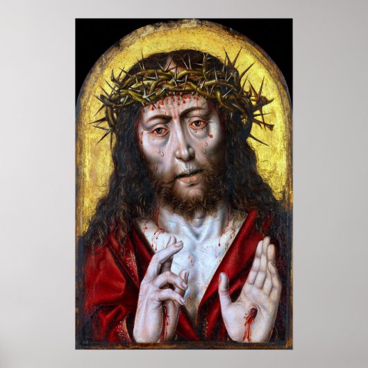 Aelbert Bouts Der Mann der Trauern Poster (Vorne)