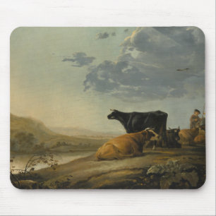 Aelbert Cuyp - Junge Herdsmen mit Kühen Mousepad