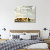Aelbert Cuyp - Kühe in einem Fluss Leinwanddruck (Insitu (Schlafzimmer))
