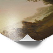 Aelbert Cuyp - Landschaft mit dem Flug nach Ägypte Fotodruck (Ecke)