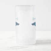 AElectrofalcon Logo Mattglas Bierglas (Mittel)