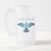 AElectrofalcon Logo Mattglas Bierglas (Links)