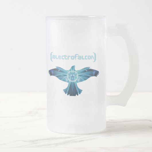 AElectrofalcon Logo Mattglas Bierglas (Rechts)