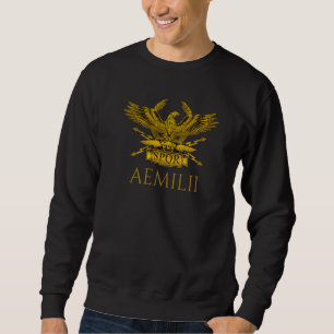 Aemilii Ancient Roman History Gens Aemilia Spqr Sweatshirt
