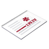 AEMT Advanced Emergency Medical Technician USA Notizblock (Linke Seite)