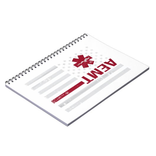 AEMT Advanced Emergency Medical Technician USA Notizblock (Linke Seite)