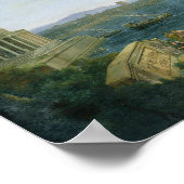 Aeneas and Dido in Carthage, 1675 Poster (Ecke)