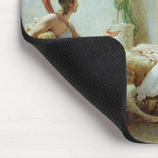 Aeneas, das Dido des Desasters bei Troja erklärt Mousepad (Ecke)