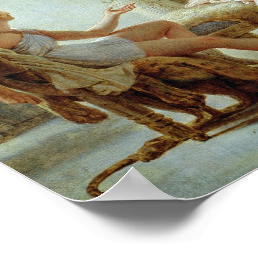 Aeneas erzählt Dido vom Desaster in Troy Poster (Ecke)