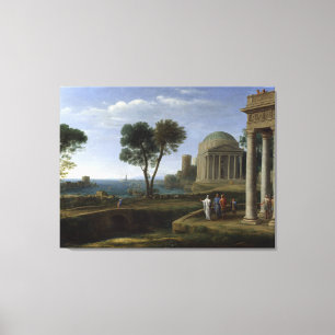 Aeneas in Delos Claude Lorrain Griechische Landsch Leinwanddruck
