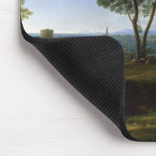 Aeneas in Delos durch Claude Lorrain Mousepad (Ecke)
