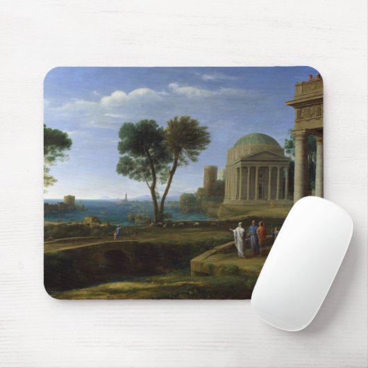 Aeneas in Delos durch Claude Lorrain Mousepad (Mit Mouse)