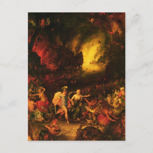 Aeneas in Hades Postkarte (Vorderseite)