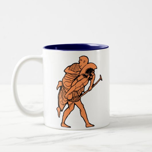 Aeneas u. Anchises Tasse (Links)