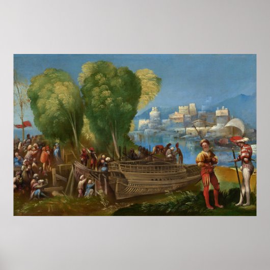 Aeneas und Achates - Dosso Dossi Fine Art Poster (Vorne)