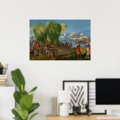 Aeneas und Achates - Dosso Dossi Fine Art Poster (Heimbüro)
