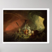 Aeneas und Sibyl, c.1800 (Erdöl auf Leinwand) Poster (Vorne)