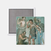 Aeneas verletzt, von Pompeji Magnet (Vorderseite/Rückseite)