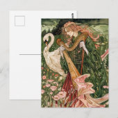 Aengus celtic God of Liebe and Beauty Postkarte (Vorne/Hinten)