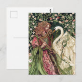 Aengus celtic God of Liebe and Beauty Postkarte (Vorne/Hinten)