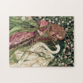 Aengus celtic God of Liebe and Beauty Puzzle (Horizontal)