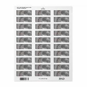 Aeolian Watercolor Address Labels (Vorne)