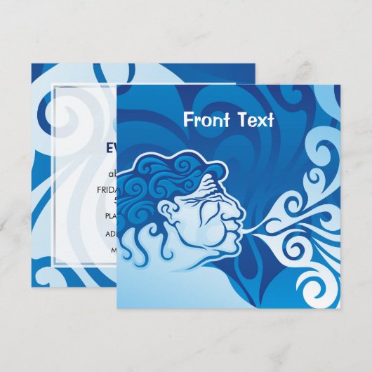 Aeolus Einladung (Vorne/Hinten)