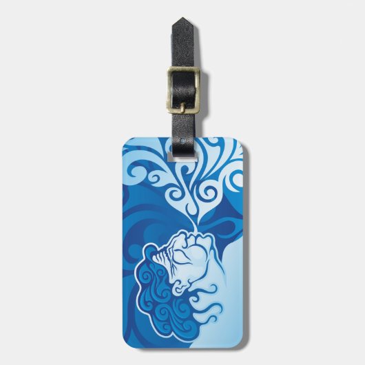 Aeolus Gepäckanhänger (Vorderseite vertikal)