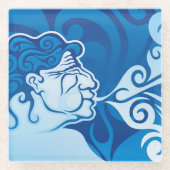 Aeolus Glasuntersetzer (Vorderseite)