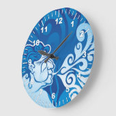 Aeolus Große Wanduhr (Winkel)