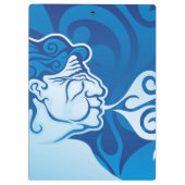 Aeolus Klemmbrett (Rückseite)