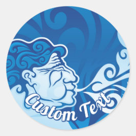 Aeolus Runder Aufkleber