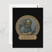 Aeolus Wind God Devotional Postcard Postkarte (Vorne/Hinten)