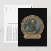 Aeolus Windgott Andachts-Postkarte Postkarte (Vorne/Hinten)