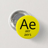 Aer, Aer, Aers Pronouns Button (Vorne & Hinten)