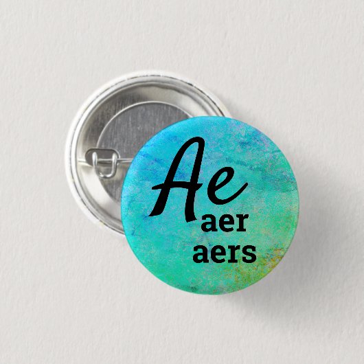 Aer, Aers Pronouns Button (Vorne & Hinten)