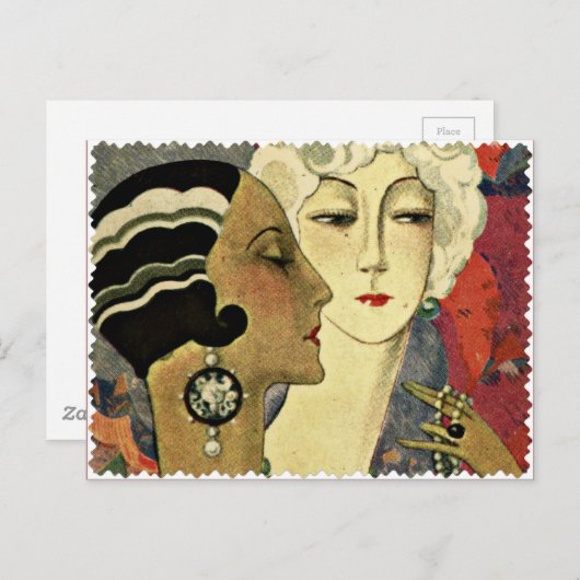 Aer Deko Ladys Postkarte (Vorne/Hinten)