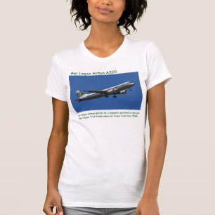 Aer Lingus Airbus A320-Image für weiblichen T - Sh T-Shirt
