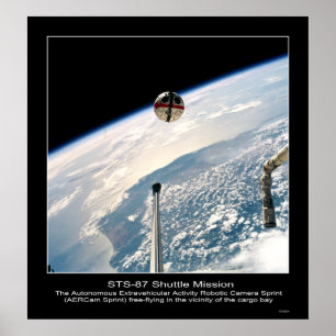 AERCam Sprint frei fliegen in der v... Poster