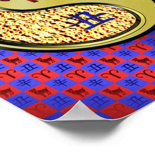 Äere und Metalle Poster (Ecke)