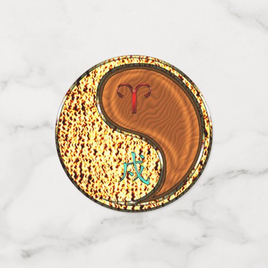 Äeren und Holzhund Konfetti (Klein Vorderseite)