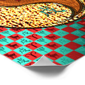 Äeren und Holzhund Poster (Ecke)