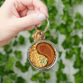 Äeren und Holzhund Schlüsselanhänger (Hand)