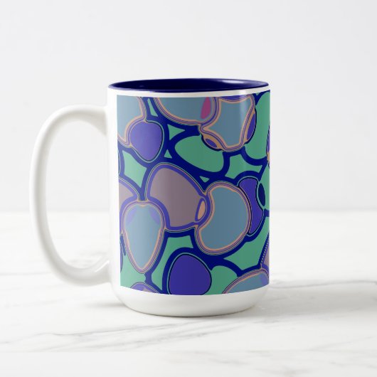 Aeri IV Zwei-Tonen-Kaffee-Tasse Zweifarbige Tasse (Links)