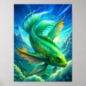 "Aerial Aquatics" Poster (Vorne)