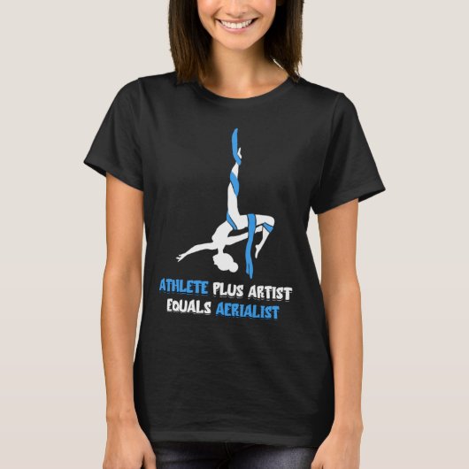Aerial Athlete Plus Artist Aerial Yoga Hangaer T-Shirt (Vorderseite)